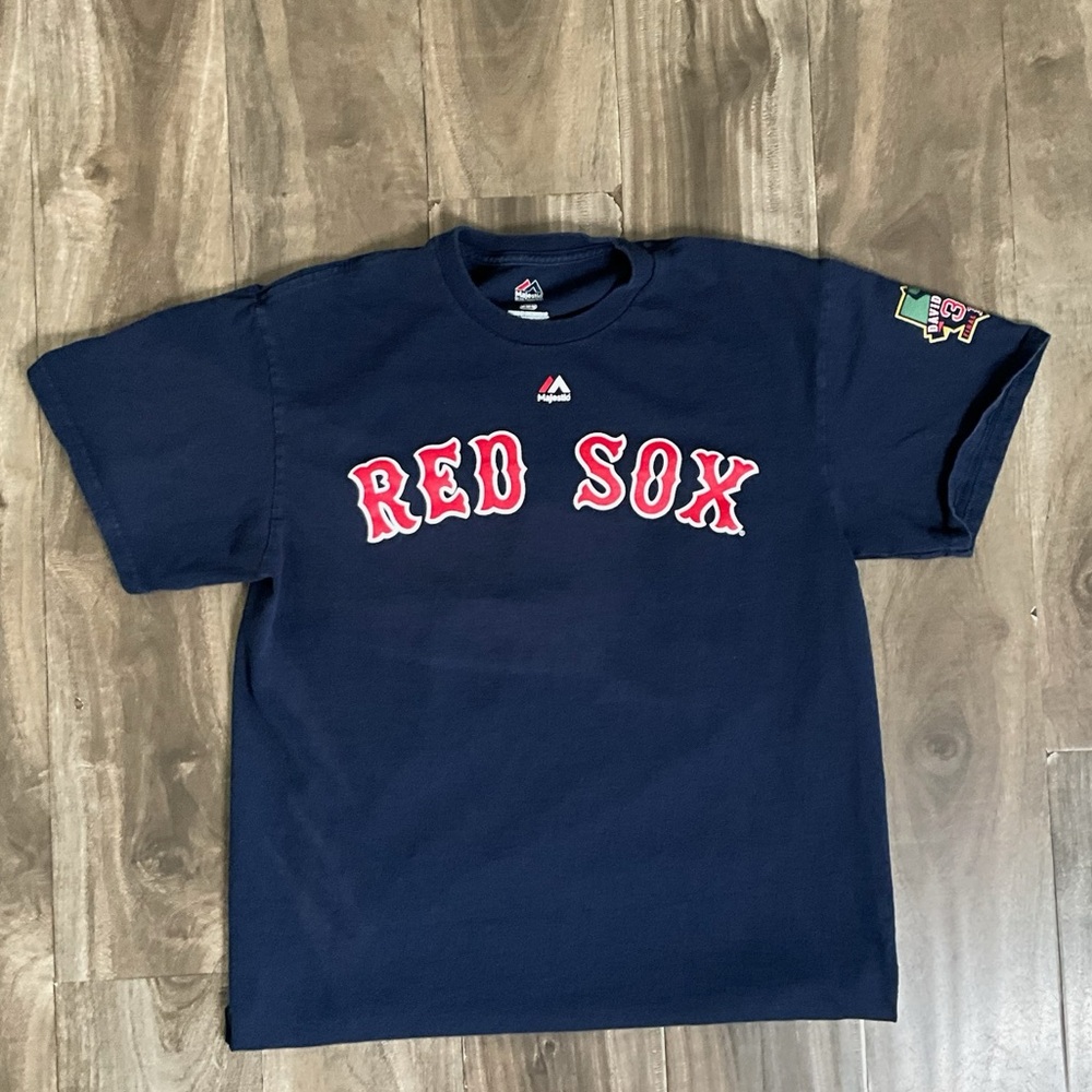Mens Medium David Ortiz Red Socks Shirt